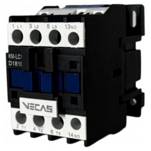 Контактор KM-LC1 18А 220В/АС3 1НВ, VECAS