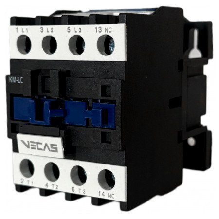 Контактор KM-LC1 25А 220В/АС3 1НЗ, VECAS
