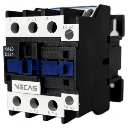 Контактор KM-LC1 32А 400В/АС3 1НВ, VECAS