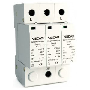 Обмежувач імпульсних перенапруг VCS1 клас C 3Р Uc=275В In=20кА Im=40кА