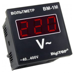 Вольтметр цифровий ВM-1M 40-400B AC, DigiTOP