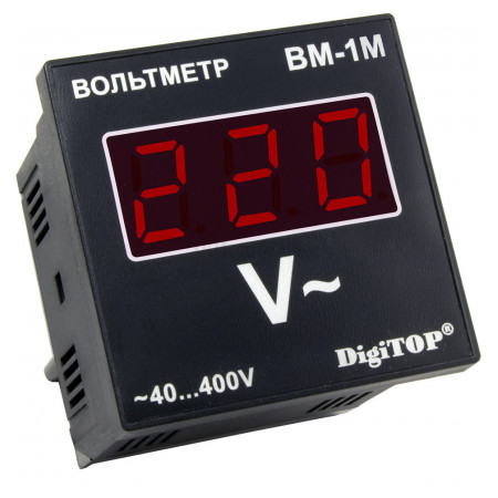 Вольтметр цифровий ВM-1M 40-400B AC, DigiTOP