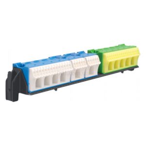 Утримувач з клемами PE/N: 21×N+20×PE / 5×N+6×PE, Hager