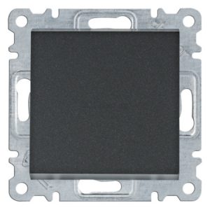Вимикач 1-тактовий Lumina чорний 10АХ/230В, Hager