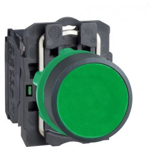 Кнопка без фіксації 1НВ зелена XB5, Schneider Electric