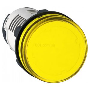 Лампа світлосигнальна LED (моноблок) 22мм 24В AC/DC жовта XB7, Schneider Electric