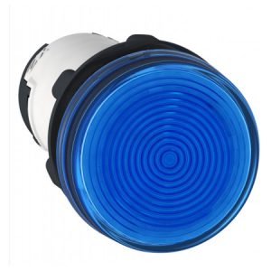 Лампа світлосигнальна LED (моноблок) 22мм 230В AC синя XB7, Schneider Electric