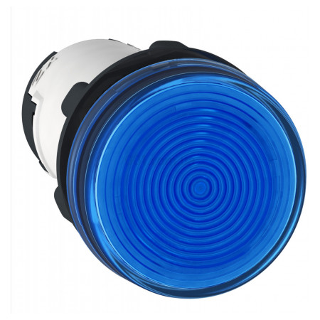 Лампа світлосигнальна LED (моноблок) 22мм 230В AC синя XB7, Schneider Electric